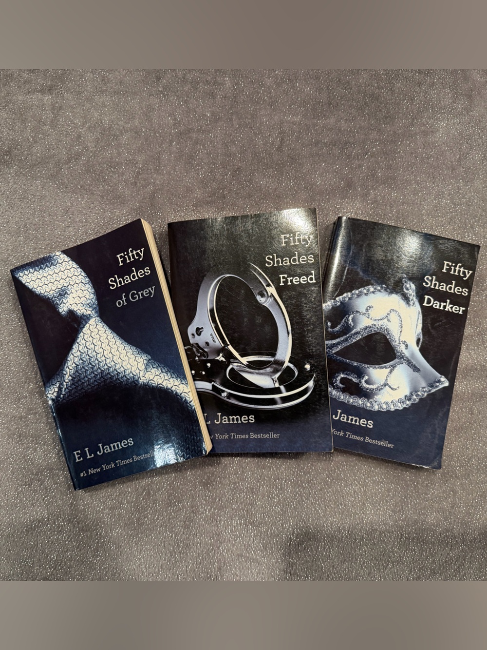Fifty Shades trilogy by E.L. James Book